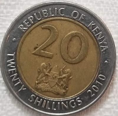 twenty shillings coin